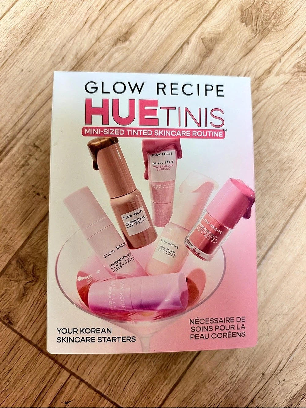 Glow Recipe HueTinis Mini-Sized Tinted Skincare Routine Mini Skincare Set NIB